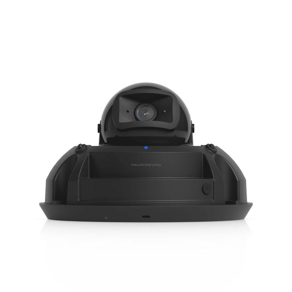 UniFi G6 Dome – Cámara 4K Antivandálica y Todo Clima con Sensor de 8 MP (1/1.8”), Motor de IA Multi-TOPS y Visión Nocturna Infrarroja de Largo Alcance, Color Negro