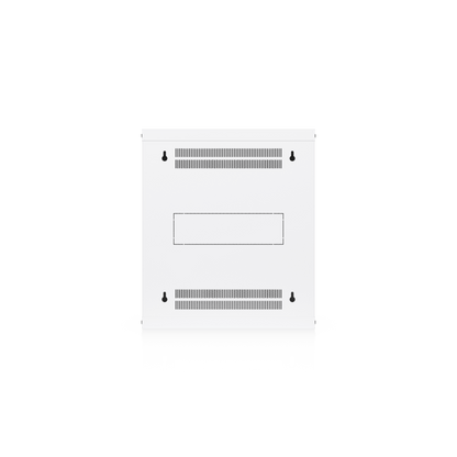 UACC Rack Cabinet 12U (550x 450 mm) - Gabinete Cerrado para Montaje en Pared con Puerta Frontal Perforada, Totalmente Ensamblado con Ventiladores Integrados y Paneles Removibles