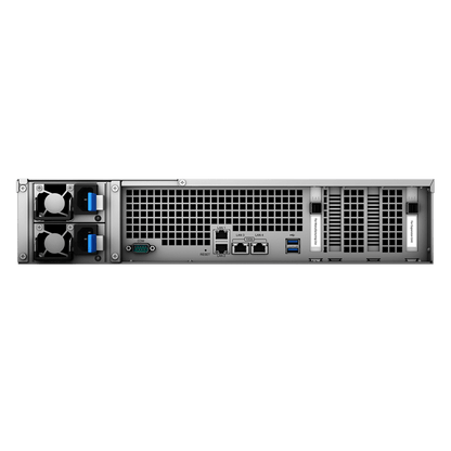 Servidor All-Flash Synology FlashStation FS6400 | 24 Bahías SAS-SATA | Dual Intel Xeon Silver 4110 | 32GB DDR4 ECC RDIMM | 10GbE | Escalable hasta 72 Unidades.