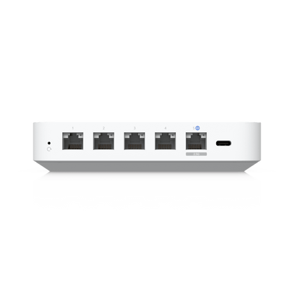 UCG Ultra Cloud Gateway Compacto con Soporte para  hasta 30+ Dispositivos UniFi, 300+ Clientes, Enrutamiento IDS/IPS de 1 Gbps y Balanceo Multi-WAN