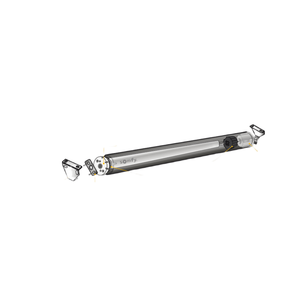 Motor inalámbrico (RTS) de baterías convierta sus persianas de cadena en sistemas inteligentes, para ventanas de 2.30m ancho / 3.00m alto, no incluye textil