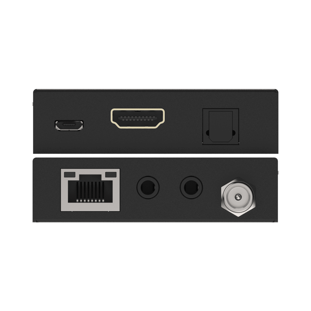 Extensor HDMI 4K@60Hz | PoC Bidireccional | HDR y Dolby Vision | Audio ARC y Óptico | Transmisión hasta 70m por CAT6