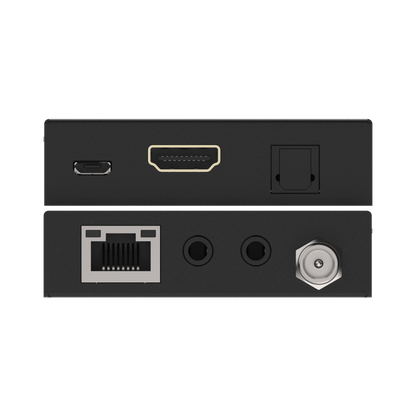 Extensor HDMI 4K@60Hz | PoC Bidireccional | HDR y Dolby Vision | Audio ARC y Óptico | Transmisión hasta 70m por CAT6
