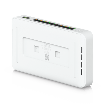 UniFi Device Bridge Switch (UDB-Switch) – Switch PoE+ Compacto con Puertos Multi-Gig (1 x 10 GbE y 7 x 2.5 GbE) y Enlace Inalámbrico WiFi 7 Integrado