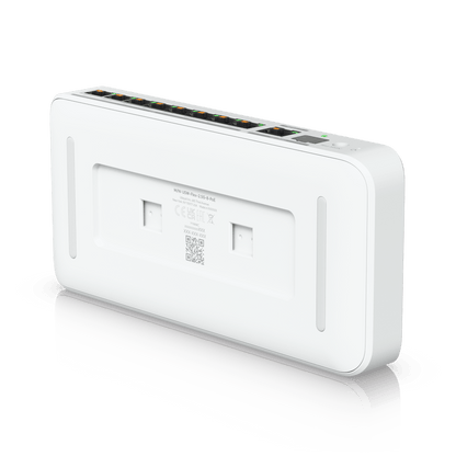 USW Flex 2.5G PoE Switch de 8 Puertos 2.5GbE PoE++, con un Puerto de Enlace Ascendente Combinado RJ45/SFP+ de 10 GbE (No incluye Adaptador ca/cc)