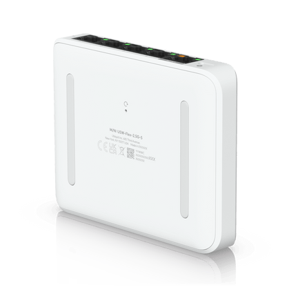 USW Flex Mini 2.5G Switch de 5 puertos 2.5G, Compacto, para Escritorio, se puede Energizar por PoE o con un Adaptador tipo USB-C