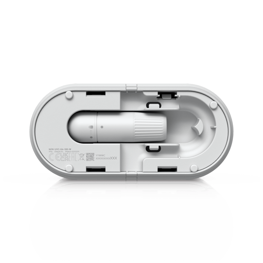 UniFi Protect G6 180 – Cámara PoE+ Dual Sensor de 16 MP para Interior/Exterior con Motor de IA Multi-TOPS y Cobertura Panorámica de 180°