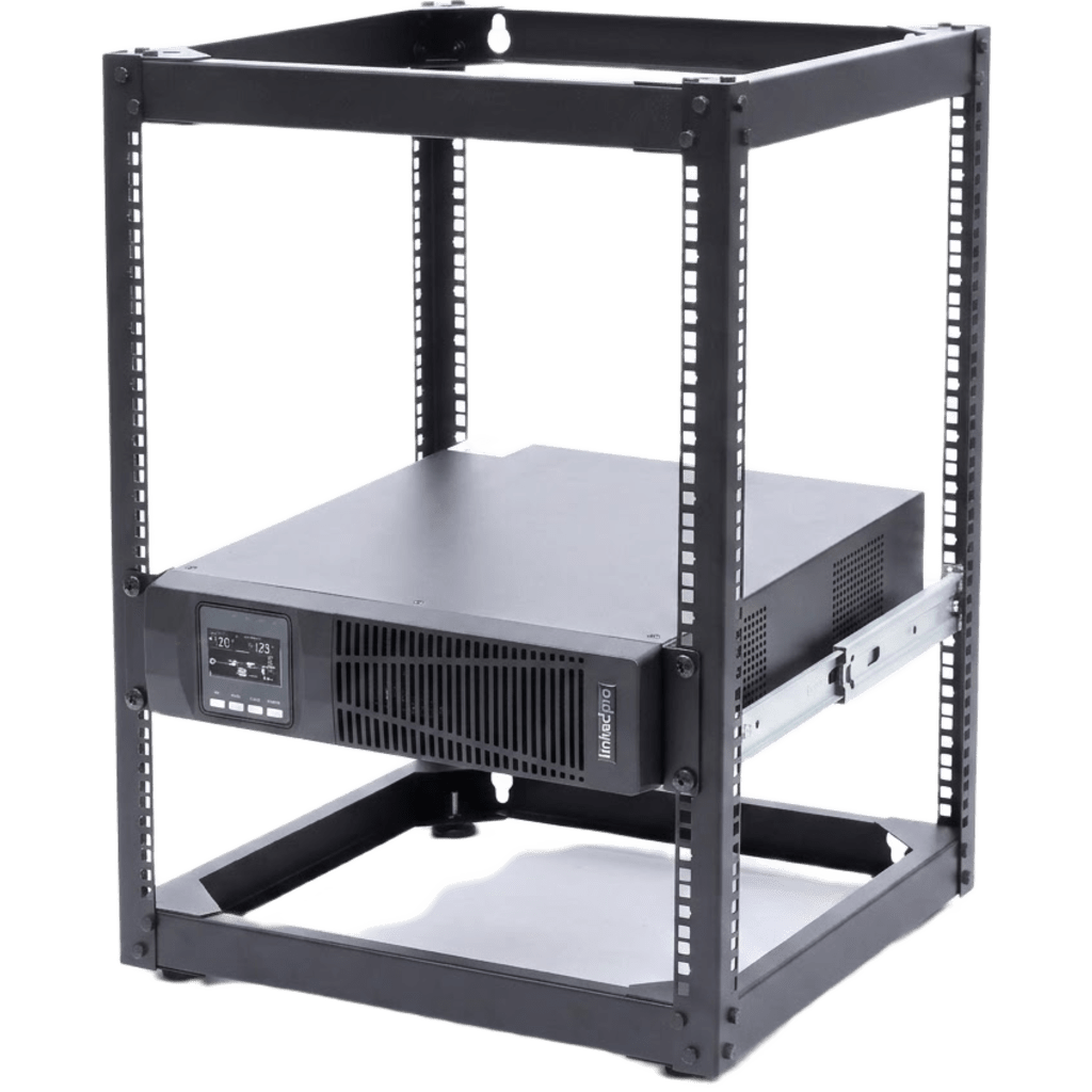 UPS de 1000VA/900W / Topología On-Line Doble Conversión / Entrada y Salida de 120 Vca / Clavija de Entrada NEMA 5-20P / Pantalla LCD Configurable / Formato Rack/Torre / 8 Salidas