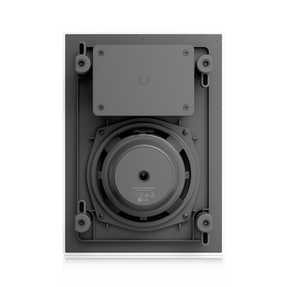 UniFi In-Wall Speaker Altavoz Empotrable de Pared / Woofer 6.5" 130W / Tweeter 1" Pivote ±15° / 8 Ohms / Cobertura Simétrica Axial de 90° / NDAA Compliant