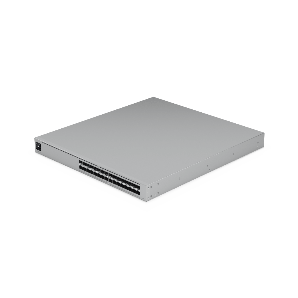 Switch Pro XG Aggregation de 25G con 32 puertos SFP28, Capacidad de Switching de 1.6 Tbps, Funciones Layer 3, Respaldo de Energía USP RPS y Etherlighting™.