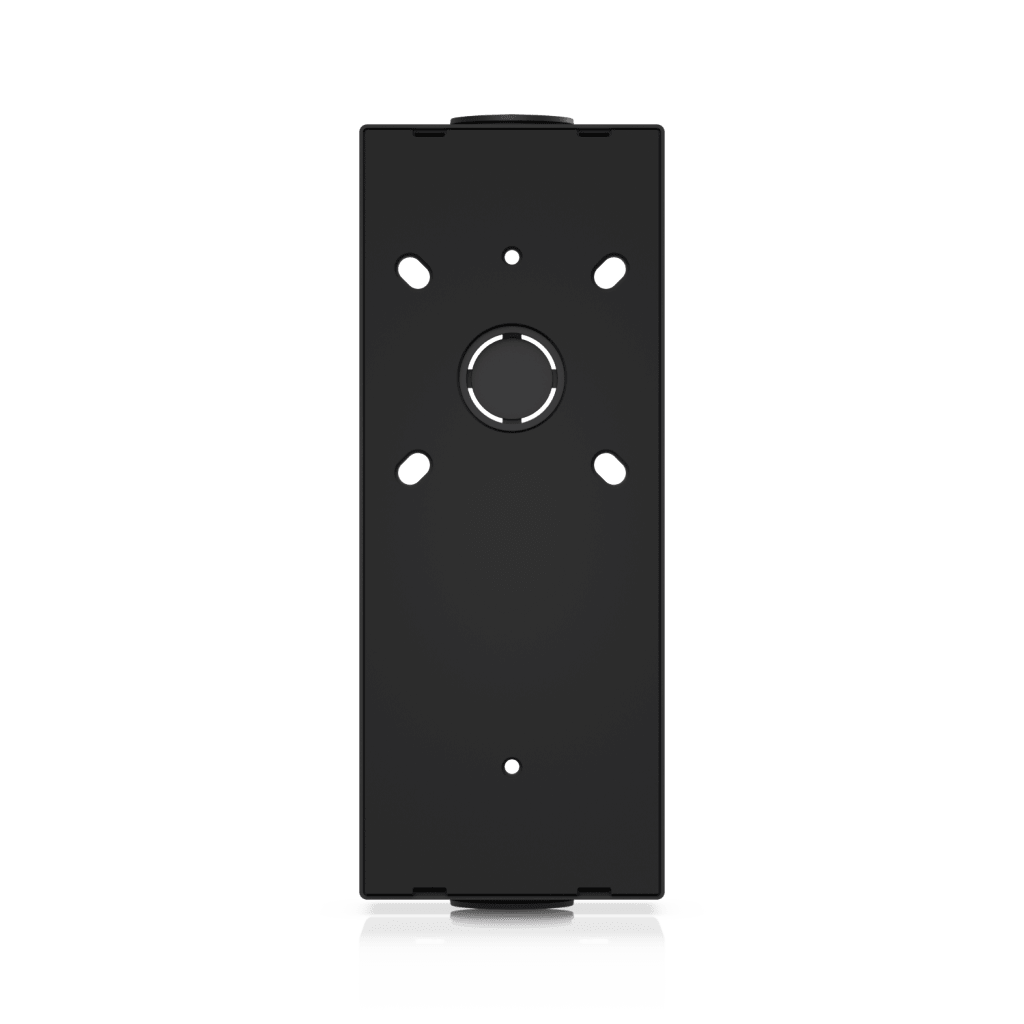 Caja de Conexión Color Negro para Lectores Profesionales UniFi Access y Doorbell, Montaje en Superficie Plana, Compatible con Conduit de 3/4”