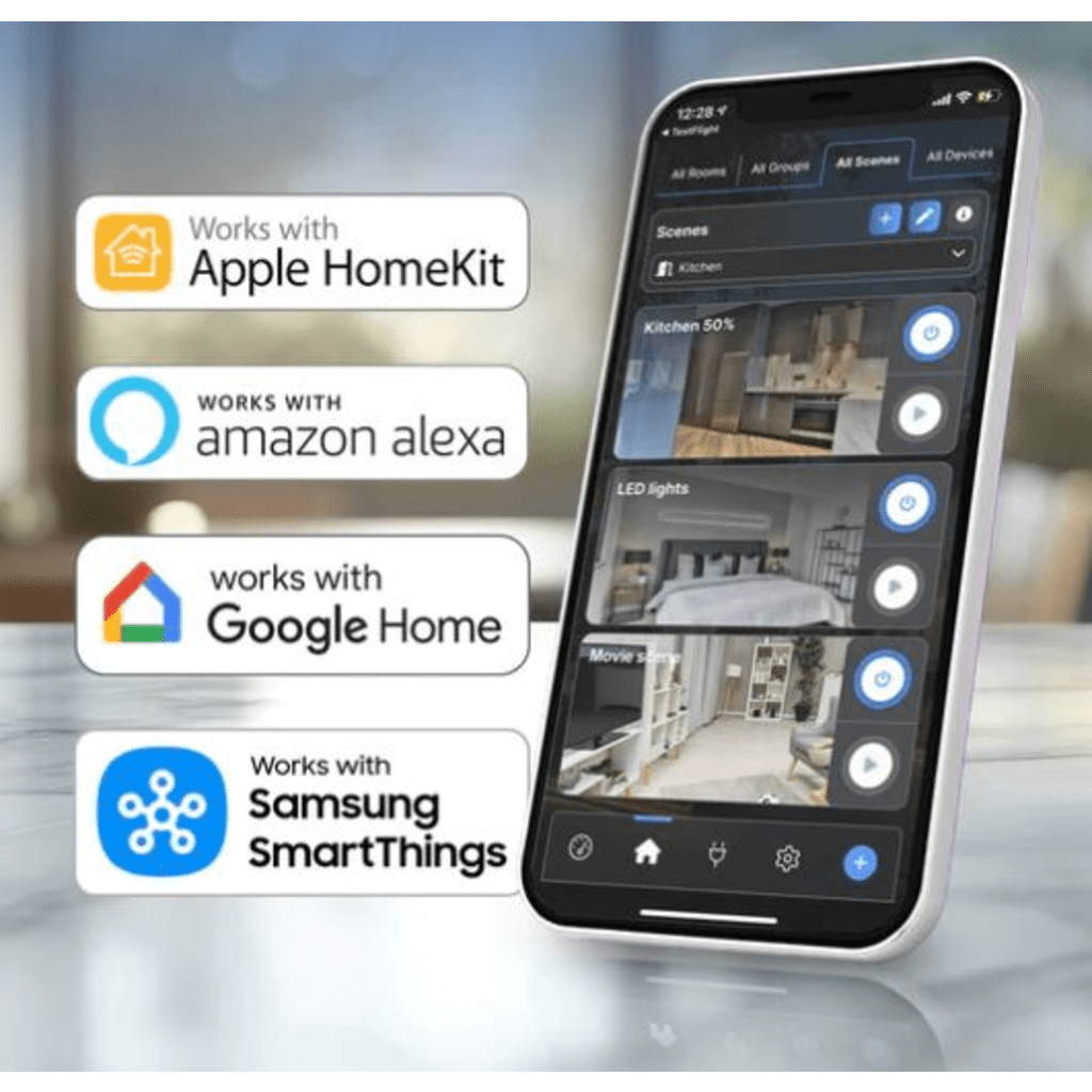 Adaptador PlugIn inalámbrico WIFI/ Nube P2P / Medición de consumo/ Soporta Google y Alexa / 15A