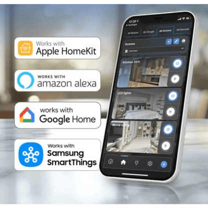 Adaptador PlugIn inalámbrico WIFI/ Nube P2P / Medición de consumo/ Soporta Google y Alexa / 15A