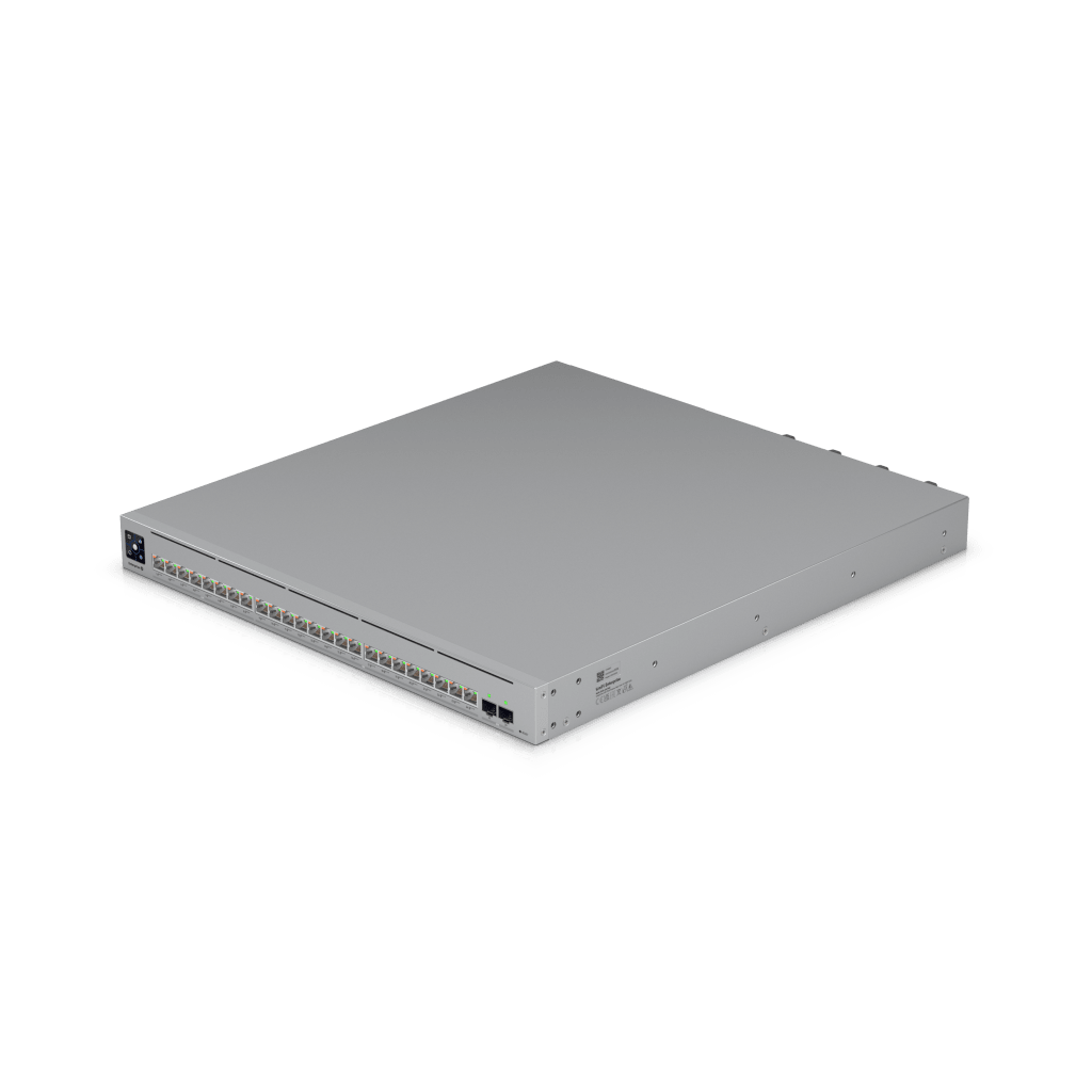 Enterprise Campus 24 PoE, Switch Empresarial Etherlighting™ PoE+++ Capa 3 de 24 Puertos (16 x 10 GbE y 8 x 2.5 GbE)  y 2 Puertos SFP28 de 25 G de Alta Disponibilidad
