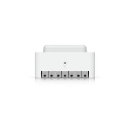 Centro de Control de Acceso Compacto Ubiquiti UniFi / Terminal de Bloqueo 12V / Entradas Adicionales Sensor y Botón / Alimentación PoE++ / Conexión para Dos Lectores o Cámaras / Uso Interior