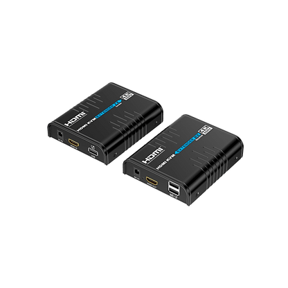 Extensor KVM HDMI 4K a 60 Hz | Transmisión hasta 120 mts con CAT6 | Resolución 4096x2160@60Hz | Ancho de Banda 18Gbps | HDCP1.4 y HDCP2.2 | Latencia 120~170ms | Conexión 1:1, 1:N, N:1, N:N