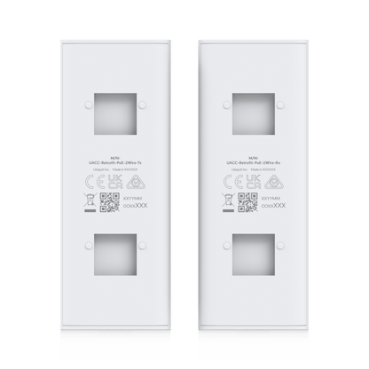 Kit Extensor PoE sobre 2 Hilos (Par Transmisor/Receptor) para Cable Par Trenzado o Coaxial, Entrada PoE++ y Salida PoE/PoE+, Incluye Adaptadores BNC