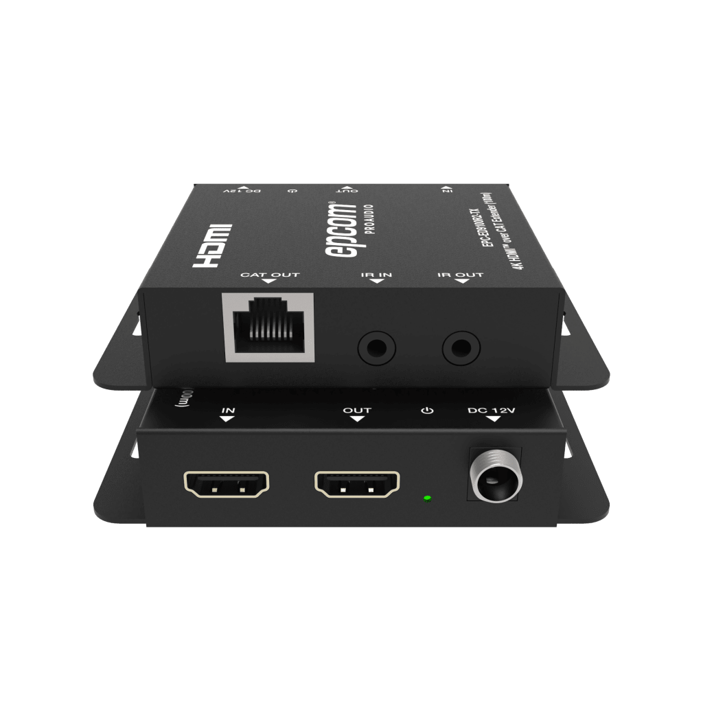 Kit Extensor HDMI | 4K30 hasta 100m | Cat6 | Transmisión sin Compresión | Soporta PoC Bidireccional | EDID y Audio 5.1CH