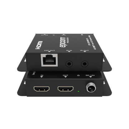 Kit Extensor HDMI | 4K30 hasta 100m | Cat6 | Transmisión sin Compresión | Soporta PoC Bidireccional | EDID y Audio 5.1CH