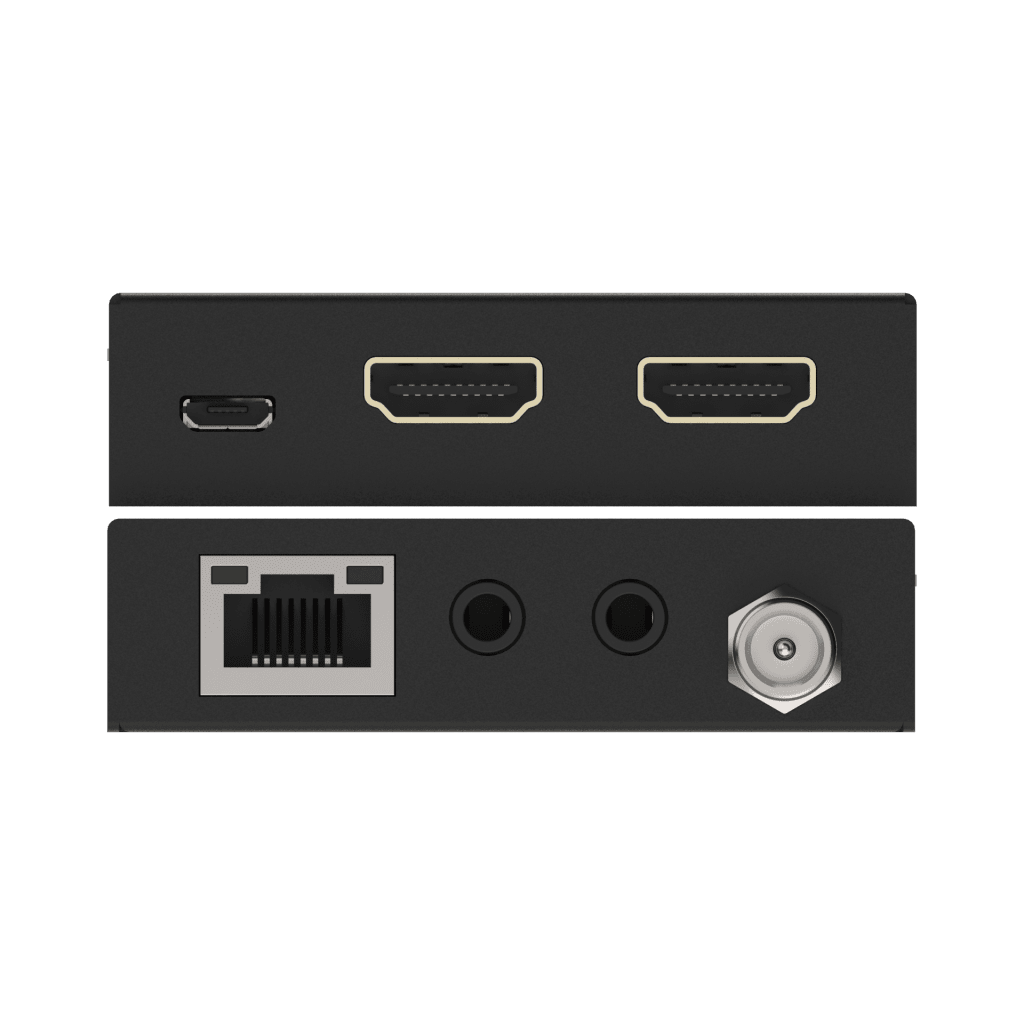 Extensor HDMI 4K@60Hz | PoC Bidireccional | HDR y Dolby Vision | Audio ARC y Óptico | Transmisión hasta 70m por CAT6