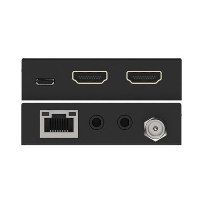 Extensor HDMI 4K@60Hz | PoC Bidireccional | HDR y Dolby Vision | Audio ARC y Óptico | Transmisión hasta 70m por CAT6