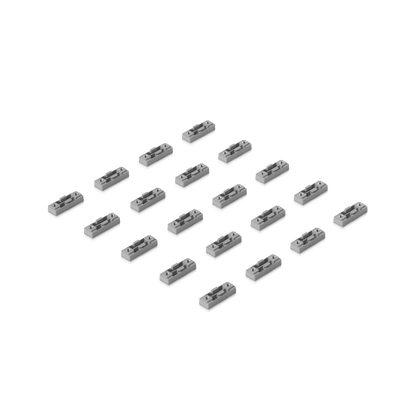 UACC Precision Rack Mount Kit (20 Piezas) – Insertos de Montaje 1UR con Tuercas Jaula Alineadas para Instalaciones de Rack Uniformes
