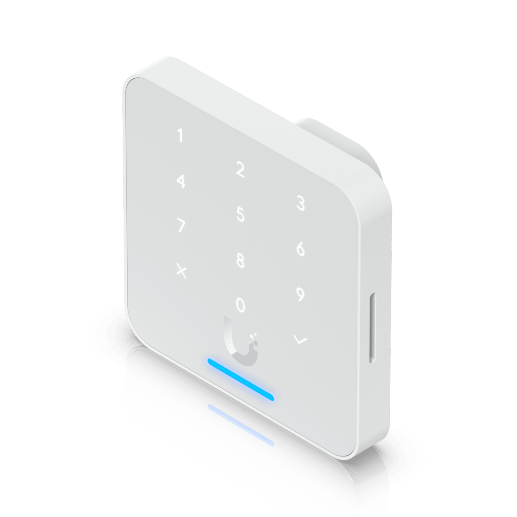 Lector de Acceso G3 Flex con Teclado y NFC, Compatible con App UniFi Identity y Touch Pass, Uso con Guantes o Humedad, Resistencia IP55 y Alimentación PoE