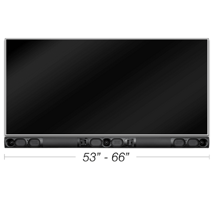 Soundbar Adapt / Custom Length / TruMount Tecnología / 105W RMS por Canal / Acabado en Acero Pintable / LCR Pasiva