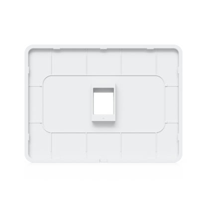 Placa de Pared Horizontal Universal para Keystone de 1 Puerto con Cubierta Pintable, Acabado Personalizable, Paquete con 4 Piezas