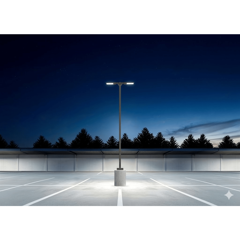 Luminaria LED EAX3 / 32,000-45,000 Lúmenes /   120-347 V / 199-313 W / 3000K-4000K-5000K CCT Switchable / Tipo de Ópticas II-III-IV-V / IP66 IK08.