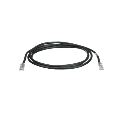 Cable de Parcheo TX6, UTP Cat6, 24 AWG, CM, Color Negro, 2.13 Metros (7 Pies)