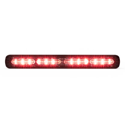Luz auxiliar Giga Thin 11¨ Quadcolor Rojo/Azul/Ambar/Blanco 48 LED Con funcionalidad de director de tráfico