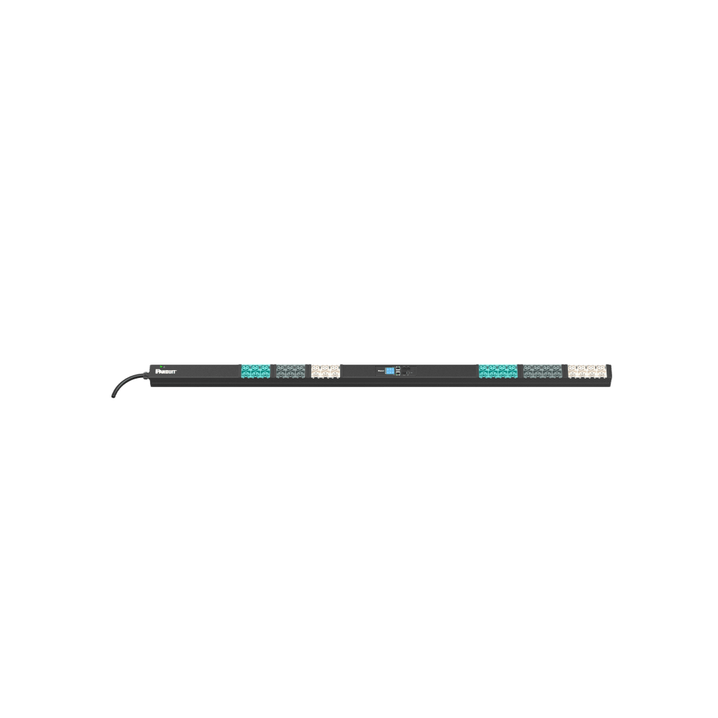 PDU Inteligente Monitoreable EL2P para Distribución de Energía, Enchufe de Entrada IEC 60309 3P+N+E 6h 16A (IP44), 21 Salidas C13/C15 y 21 C13/C15/C19/C21, de Instalación Vertical, 230 Vca, 16 Amp