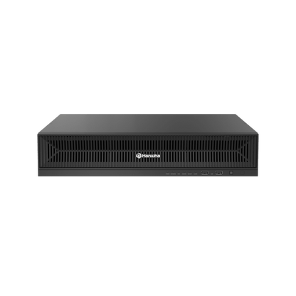 NVR 32 Megapixel (8K) / 32 Canales IP / Soporta 8 Discos Duros / H.265 & Wisestream / Wisenet P2P / ONVIF / Compatible con Cámaras IA / Salida HDMI en 4K