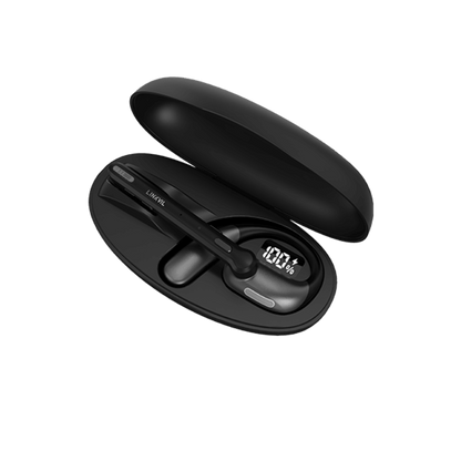 Diadema Bluetooth / 5.4 Multipoint / Cancelación Ruido AI ENC / Diseño Open-Ear / Gancho Ergonómico / Estuche de Carga