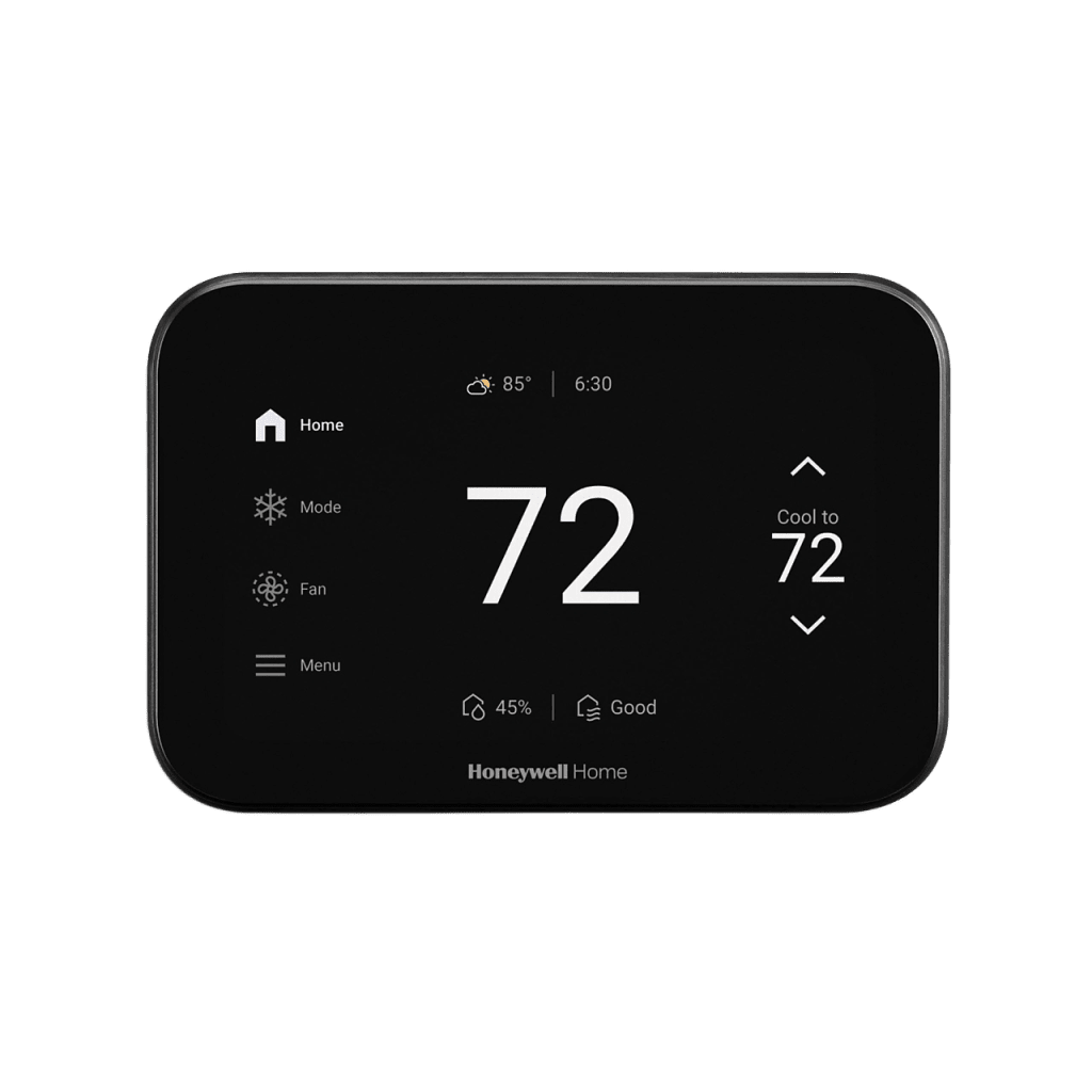 Termostato Inteligente ElitePRO / S1200 Smart Thermostat / Negro / Pantalla 5" / 4H-2C Bomba Calor / 3H-3C Convencional / Control IAQ / Video Doorbell / Redlink+WiFi+Bluetooth+Matter