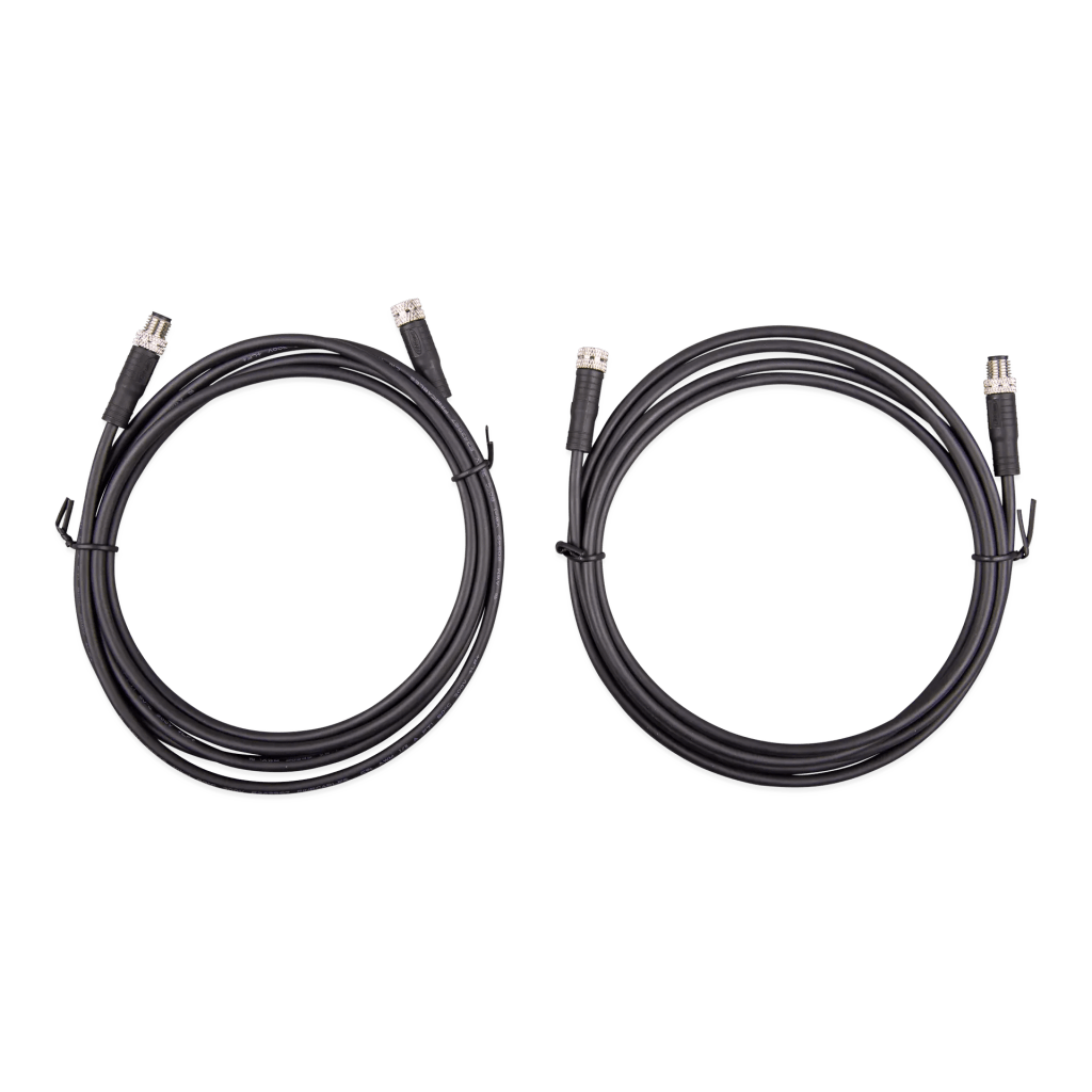 Cable con Conector Circular M8 para comunicación Batería Victron Litio NG / 2 m de Largo