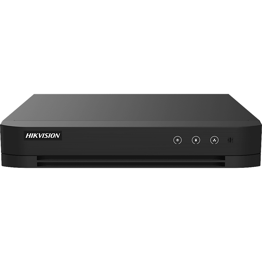 DVR 4 Canales TURBOHD + 4 Canales IP / 8 Megapixel (4K) / Audio Bidireccional / ACUSENSE / 1 Bahía de Disco Duro / Salida de Video en Full HD / H.265+
