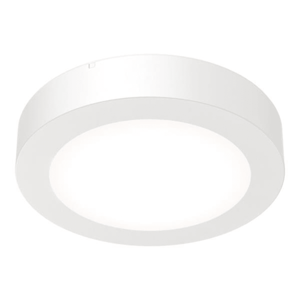 Luminaria LED de Montaje Superficial  / Perfil Ultra Bajo 1" / Instalación Directa en Cajas Eléctricas Estándar / 3 Tonos de Luz Seleccionables 3000K-4000K-5000K / 90 CRI Mínimo / 120V / Certificación Áreas H