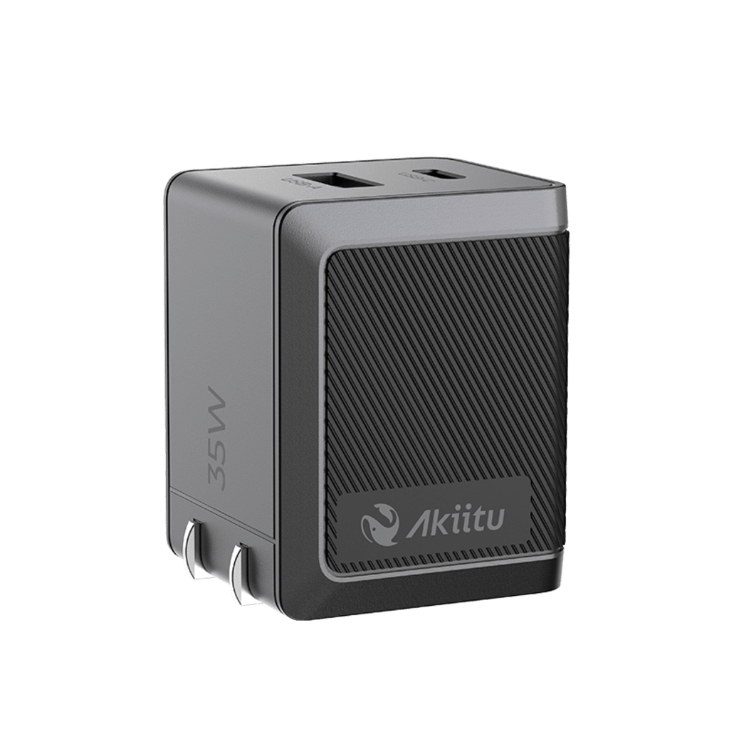 Cargador PRO USB-A / USB-C a C / Tecnología GaN (Nitruro de Galio / Fast-Charging / Potencia 60W / Velocidad Transferencia 480 Mbps / Material Silicona No Tóxica / Conector Aluminio Anodizado