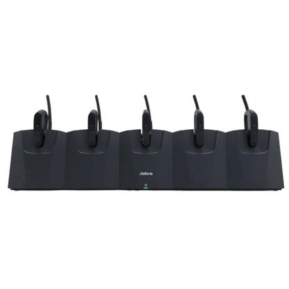 Estación de Carga / 5 Bays / Para Headset Perform 45 / Actualización Firmware USB / LED Indicadores / Rack 19 pulgadas / 2 Años Garantía