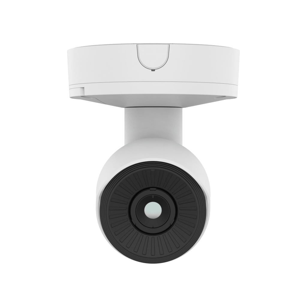 Cámara Térmica AI Radiométrica QVGA / Detector Microbolómetro 384x288 / Clasificación AI Persona-Vehiculo / Rango Temperatura -40°C a 550°C / NETD ≤30mK / IP66 IK10 / PoE y 12VDC / ONVIF S,G,T,M