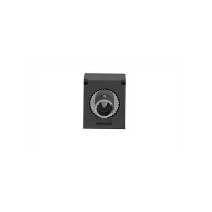 Módulo Acoplador ST Simplex, para Fibra Óptica Multimodo OM3/OM4, Tipo Mini-Com, Color Negro
