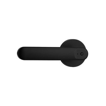 Cerradura de Palanca Inteligente / Entrada Sin Llave / Huella Dactilar + Código + Tarjeta / BLE 5.0 / App NGTeco Home / 100 Usuarios / Aleación de Aluminio Negro / Para Puertas 30-60 mm
