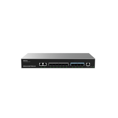Switch de Agregación Capa 3 GWN7830 / 2 Puertos Gigabit Ethernet / 6 Puertos Gigabit SFP / 4 Puertos 10Gigabit SFP+ / QoS Integrada / Soporte IPv6 e IPv4 / Seguridad Avanzada / Stacking /