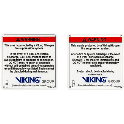 Señalamiento de Advertencia Exterior Nitrogeno | Sistemas de Extinción Oxeo