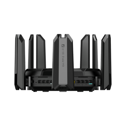 Home Router inalámbrico MESH Wi-Fi 7, Diseñado para GAMING con doble puerto WAN 2.5G para Sumar Ancho de banda, 3 puertos LAN 2.5G, 4 puertos LAN Gigabit.