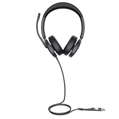 Diadema Yealink UH48 Dual Teams USB-C/A Certificada para Teams y Soporte Multiplataforma UC