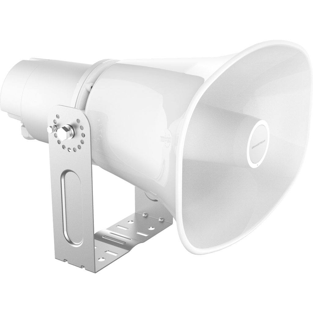Altavoz Bocina SIP/Multicast Bidireccional / 50W Alta Potencia / IP66 Exterior / 3 Micrófonos con IA / PoE++ / 126 dBA Máximo