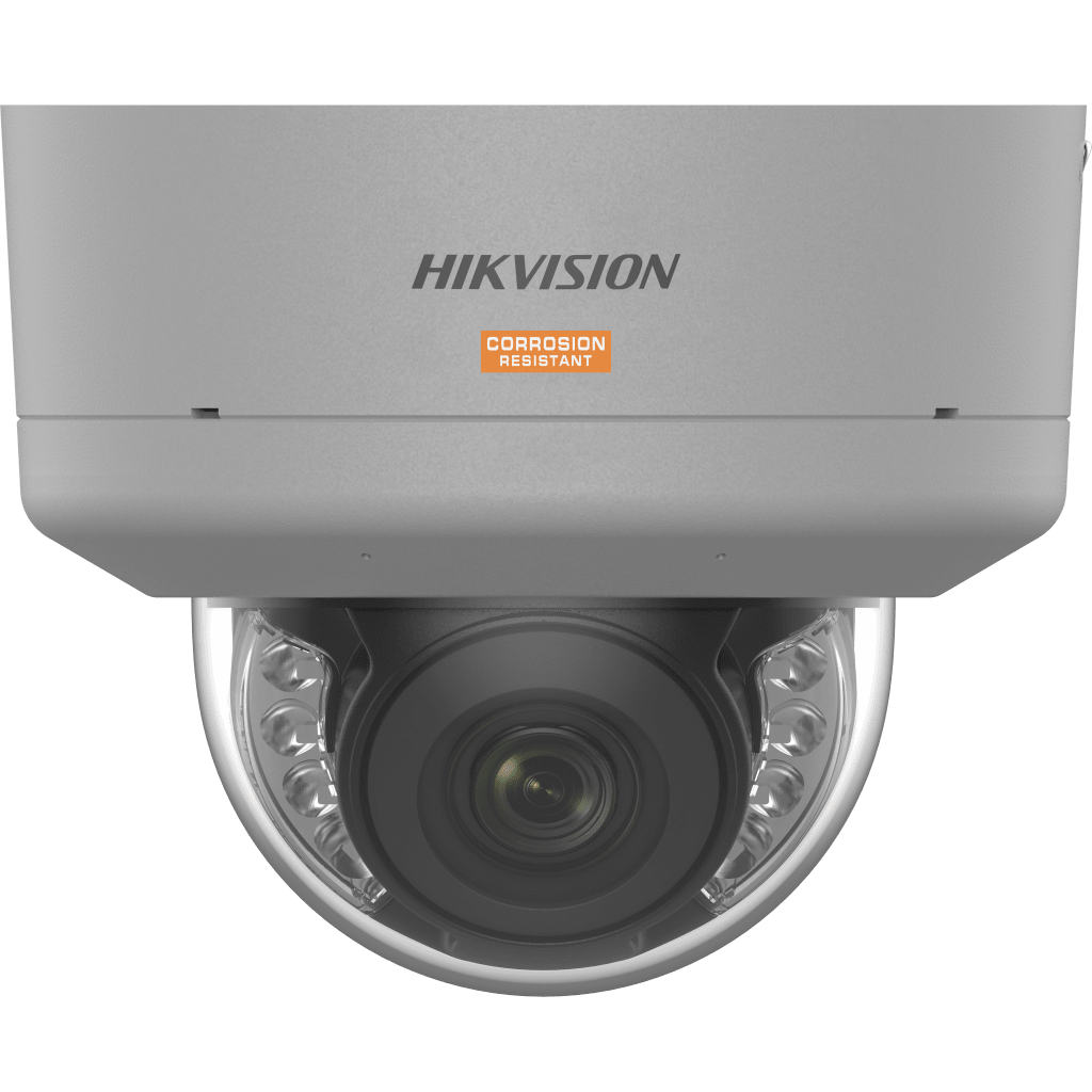 [Dual Light + ColorVu] Domo IP 4 Megapixel / Lente 2.8 mm / Polimero Anticorrosivo (Ideal para Zonas Costeras o Alta Salinidad) / 40 Mts IR + 40 Mts Luz Blanca / 2 Micrófonos Integrados / WDR 130 dB / IP68 / IK10